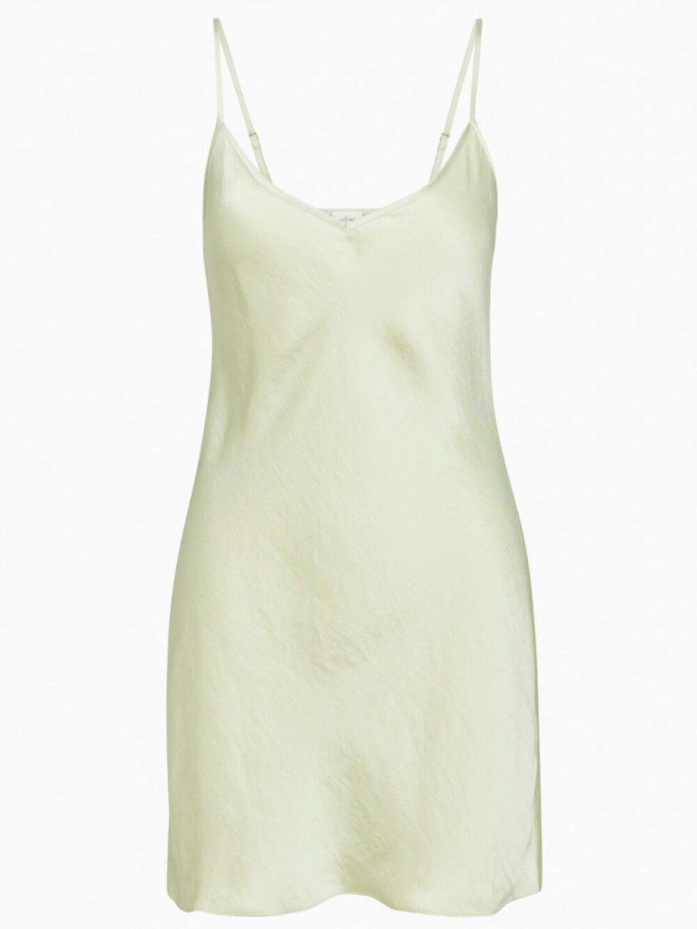 Only Slip Mini Dress in Pastel Sage Green